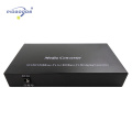 Gigabit 10/100/1000M Optical transceiver with 2 SFP ports 4 ethernet port